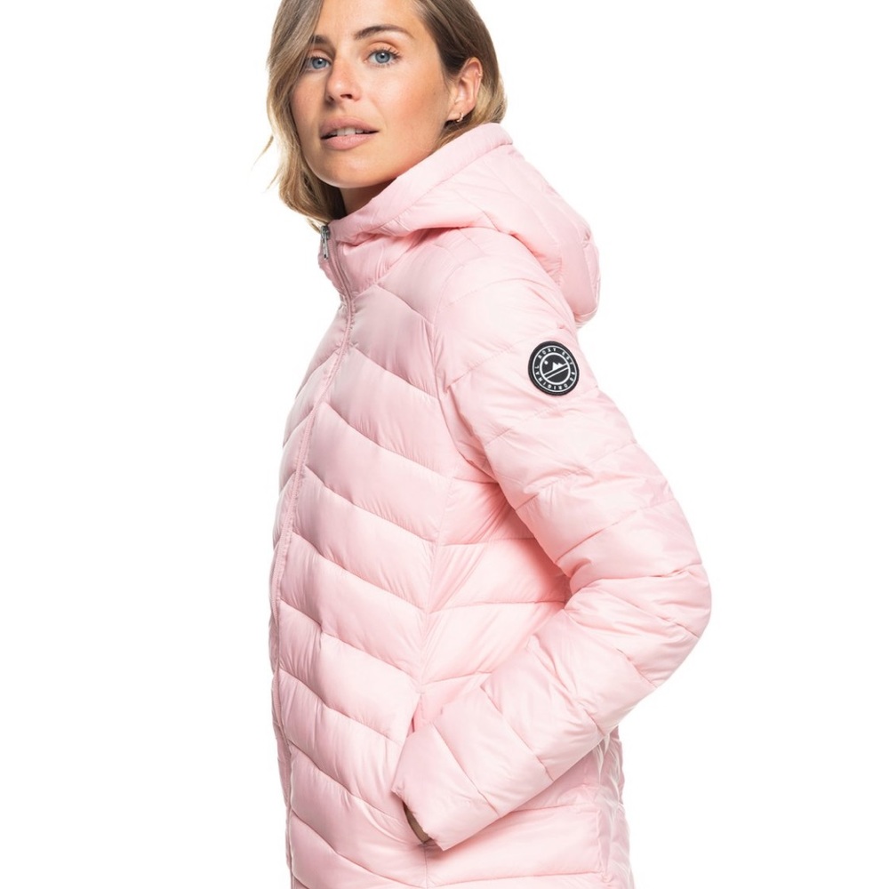 Roxy Coast Road Lightweight Packable Padded Hooded Jacket